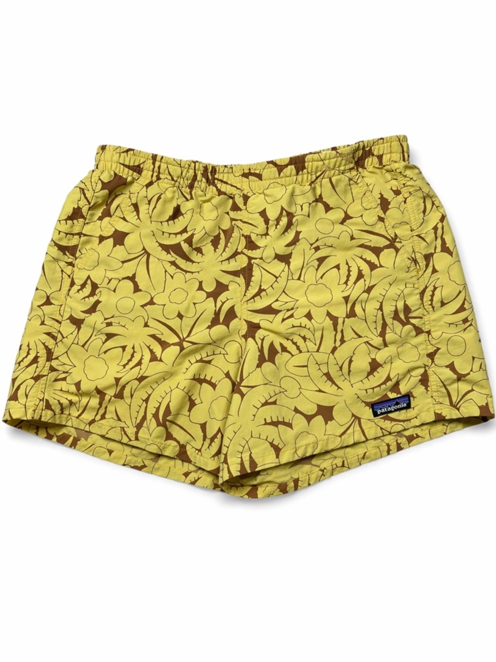 Patagonia Baggies Shorts 5 Inch Abundance Surfboard Yellow Medium